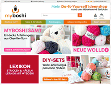 Tablet Screenshot of myboshi.net